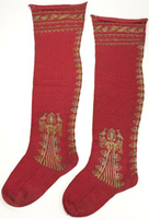 Antique Sock with Clock